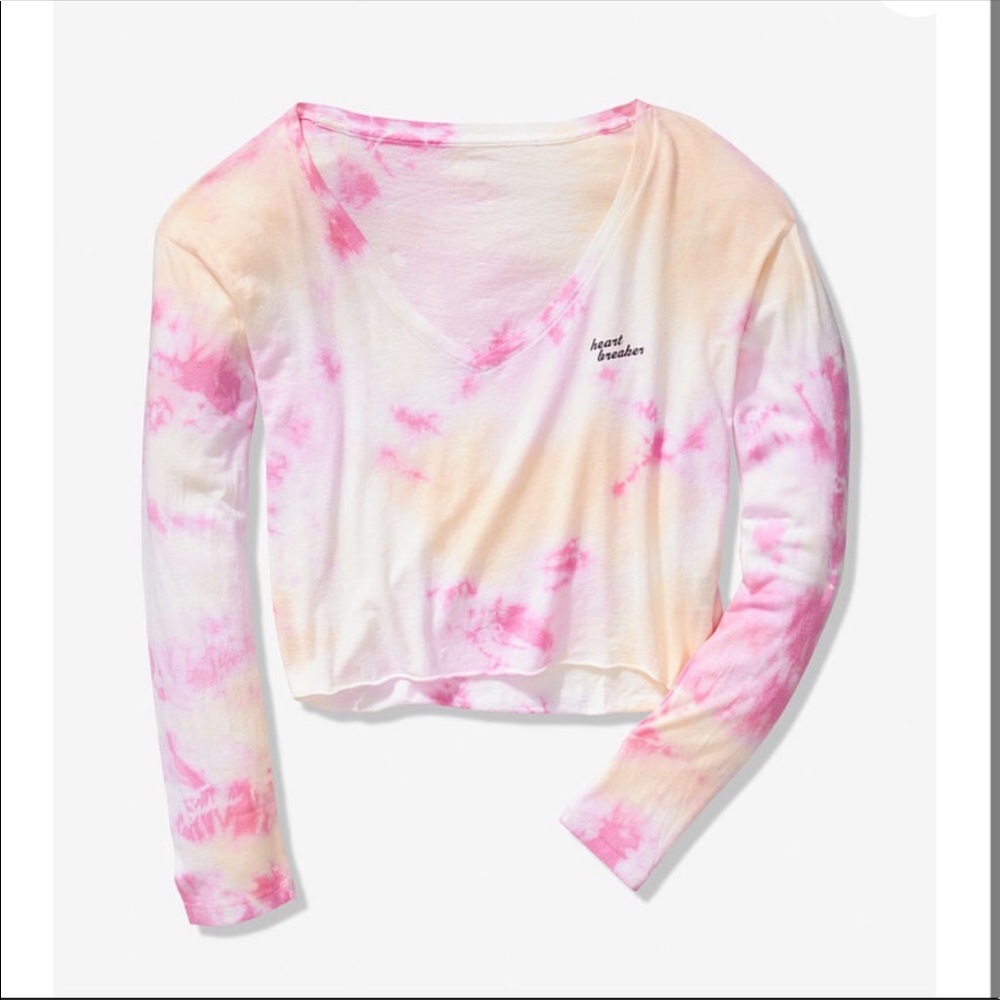 🖤 Victoria’s Secret PINK Girlfriend Crop Shirt